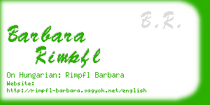 barbara rimpfl business card